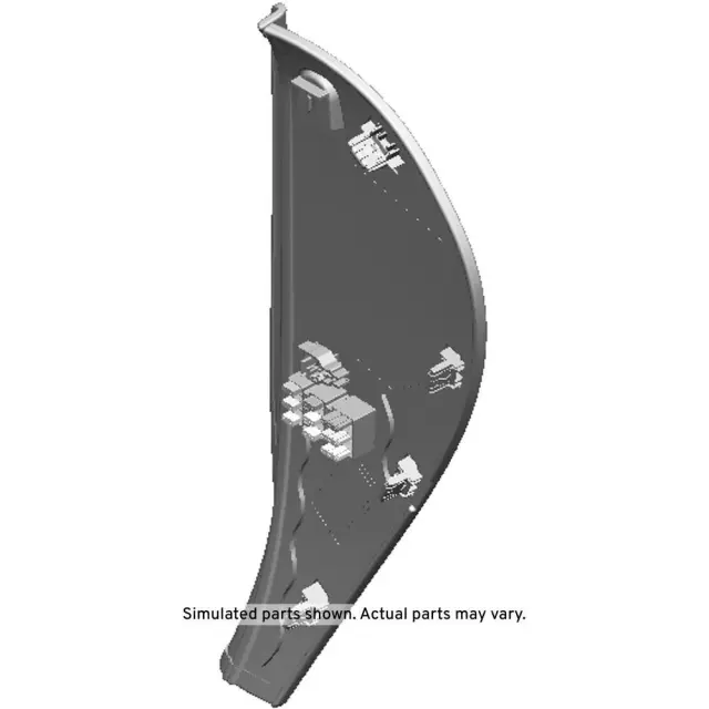 85006256 - : Part# 84997775 Dark Atmosphere Passenger Side Instrument Panel Fuse Block Access Hole Cover for Cadillac: Escalade, Escalade ESV Image