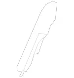 21292021309E38 - Body: Bolster Pad for Mercedes-Benz Image