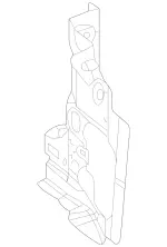 2136463700 - Rear End: Reinforcement for Mercedes-Benz Image