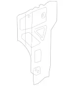 2126200287 - : Longitudinal Member for Mercedes-Benz: CLS400, CLS550, CLS63 AMG, CLS63 AMG S, E250, E350, E400, E550, E63 AMG, E63 AMG S Image