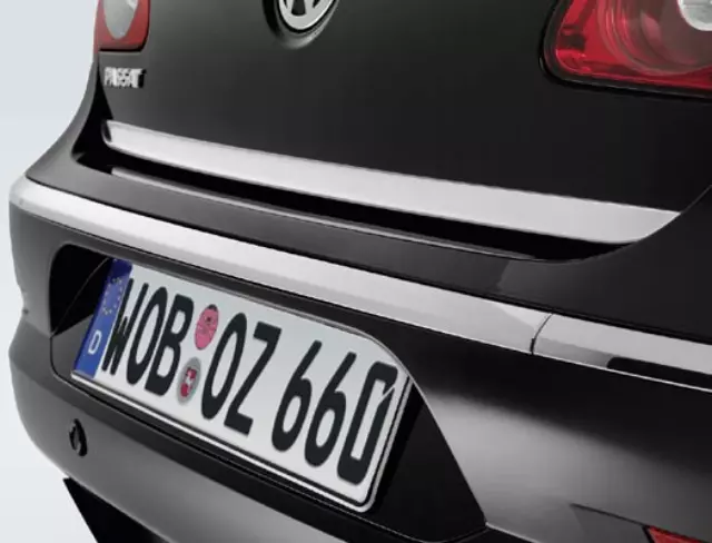 3C8071360 - Exterior: Chrome Look Rear Accent Strip for Volkswagen: CC Image