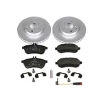 ESK5790 - : Genuine Geomet Coated Rotors, ECE-R90 Brake Pads + Hardware Kit for PowerStop Image