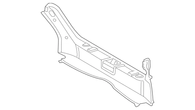 21969000009051 - Body: Rear Trim for Mercedes-Benz Image