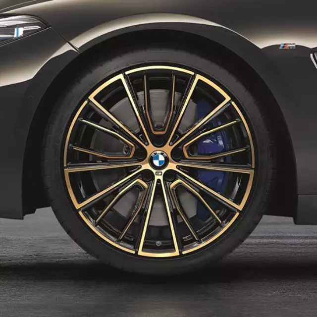 BMW 732M M PERFORMANCE SUMMER WHEEL & TIRE SET IN NIGHT GOLD - 20" - BMW (36-11-2-459-551)