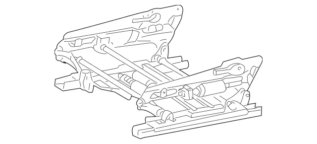 2209102636 - Driver Seat: Seat Adjuster for Mercedes-Benz Image