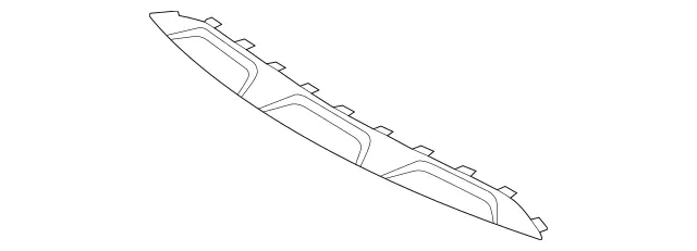 1678855202 - Attachment Parts: Trim, Bumper for Mercedes-Benz: GLS450, GLS580, GLS63 AMG Image image