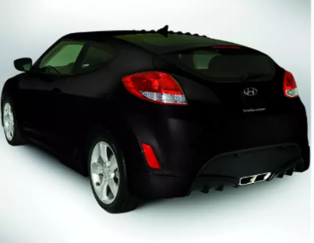 2VF30AC100MZH - Exterior: Body Kit, Front Skirt, Ultra Black for Hyundai: Genesis Coupe, Sonata, Veloster Image