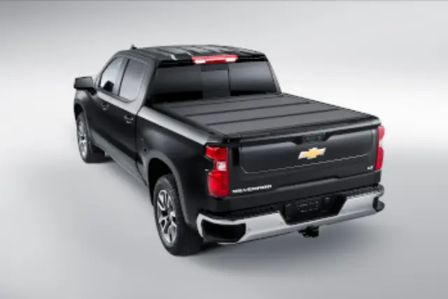 19434571 - Bed Products: Bed Tonneau Cover By Revandreg;, Hard Folding for Chevrolet: Silverado 1500, Silverado 1500 LTD | GMC: Sierra 1500, Sierra 1500 Limited Image
