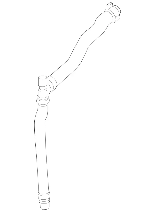 2575012100 - Radiator: Coolant Hose for Mercedes-Benz: AMG GT 43, AMG GT 53, CLS450, CLS53 AMG, E53 AMG Image image