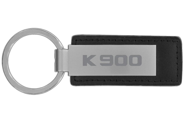 KH014AY740 - Merchandise: Key Chain, Black Leather for Kia: K5, K900, Niro, Niro EV, Optima, Rio, Seltos Image