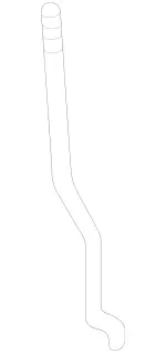 2157230239 - : Securing Rod for Mercedes-Benz: CL500, CL55 AMG Image