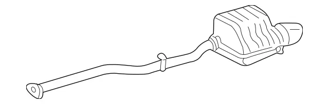 2034901735 - Exhaust System: Exhaust Line for Mercedes-Benz: C230 Image