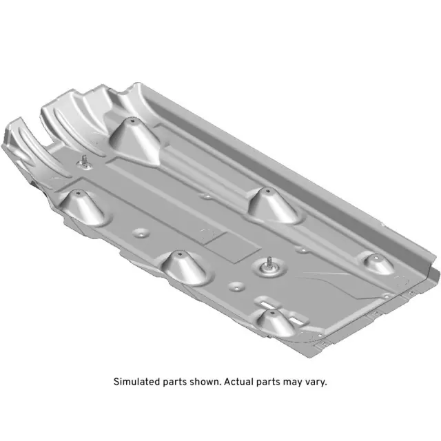 23455421 - Body: Under-body Shield for Buick: LaCrosse | Cadillac: XTS | Chevrolet: Impala, Malibu, Malibu Limited Image