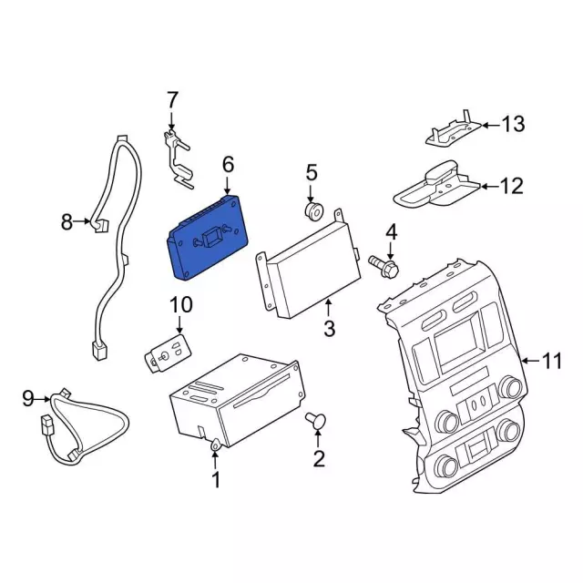 Unit Central Processing - Ford (JR3Z-14G371-T)