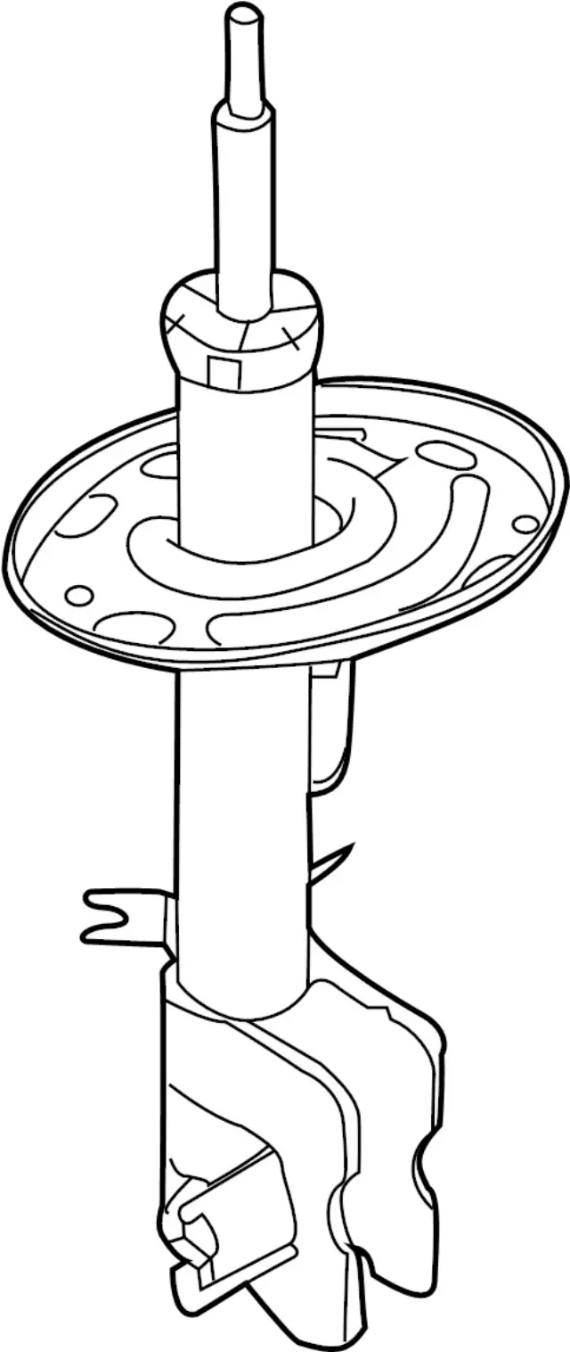 E6C019NF0KNW - Suspension: Value Advantageâ„¢ COMPLETE STRUT ASSY WITH SPRING / MT, LH for INFINITI: JX35, QX60 Image