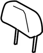 864001NF1C - : Headrest for INFINITI: G25, G37 Image