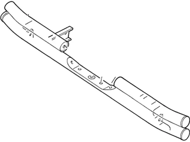 YL3Z17906AAE - Body: Step Bumper for Ford: Bronco, F-150, F-250, F-250 HD, F-350, F-Super Duty Image