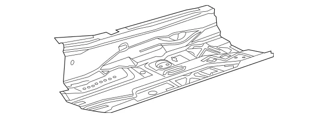 2116101360 - Body: Floor Pan for Mercedes-Benz Image