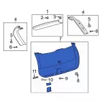 LJ6Z7842906AC - Body: Lower Trim Panel for Ford: Escape Image