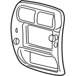 4L2Z3504302SAC - Body: Center Bezel for Ford: Explorer Sport Trac Image