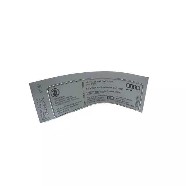4L0010515AB - : AC Label for Audi: Q7 Image
