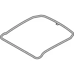 DP5Z5451884A - : Front Weather-Strip for Lincoln: MKZ Image