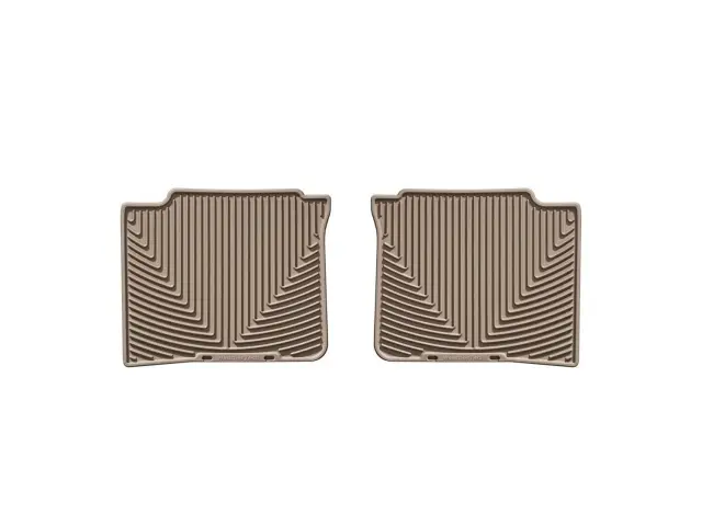 W129TN - Accessories: Rear Tan All Weather Floor Mats for WeatherTech Image
