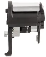 81709 - Body: Interior Door Handle - Front Left - Chrome Lever+Black Housing for Dorman Image