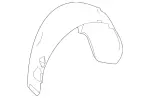 2046906230 - : Wheel Arch Cover for Mercedes-Benz Image