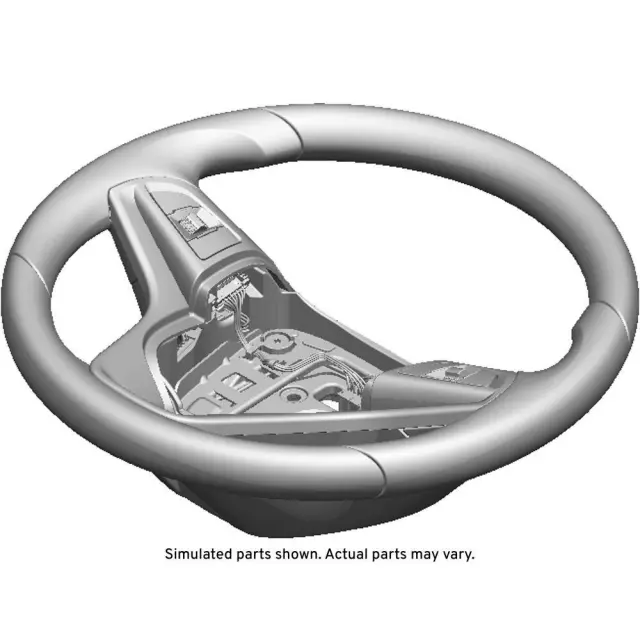 42587912 - : Jet Black Steering Wheel for Chevrolet: Sonic Image