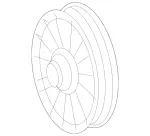 6112340193 - Attachment Parts for Units: Tensioner Pulley for Mercedes-Benz Image