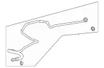 1675002501 - : Transmission Oil Cooler Line for Mercedes-Benz: GLE580, GLS580 Image