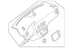 11768011013D16 - : Instrument Panel for Mercedes-Benz Image