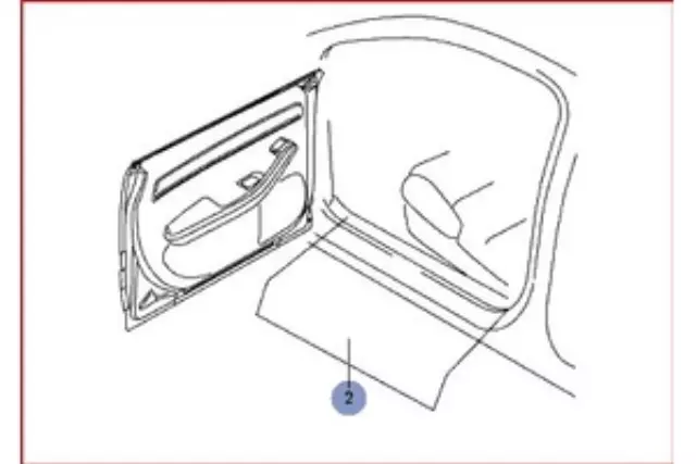 4L0064180 - Exterior: Paint Protection Film - Side Skirts for Audi: Q7 Image