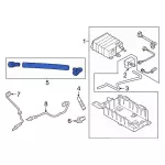 KR3Z6758B - : PCV Valve Hose for Ford Image