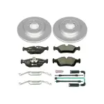 ESK868 - : Genuine Geomet Coated Rotors, ECE-R90 Brake Pads + Hardware Kit for PowerStop Image