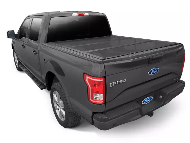 VJL3Z84501A42CE - : Tonneau Cover, Painted Hard Folding By Undercover, For 5.5 Bed, Magnetic Metallic for Ford: F-150 Image