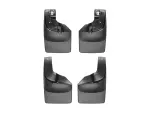 110066120066 - : Black MudFlap No-Drill DigitalFit® MudFlap Kit for WeatherTech Image