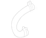 1572030317 - Cooling System: Vent Hose for Mercedes-Benz Image