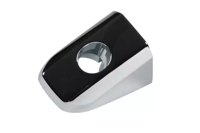 Front Side Door Outside Handle Cover with Lock Cylinder Hole in Chrome - GM (22923609)