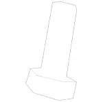 304017010040 - Rear Seat Bench: Hexagon Head Bolt for Mercedes-Benz Image