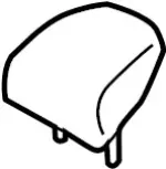 864604GA1A - : Headrest, Center for INFINITI: Q50 Image