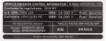 148059KN0A - Body: Emission Label for Nissan Image