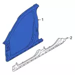 LJ8Z58211A10A - Body: Outer Aperture for Ford: Mustang Mach-E Image