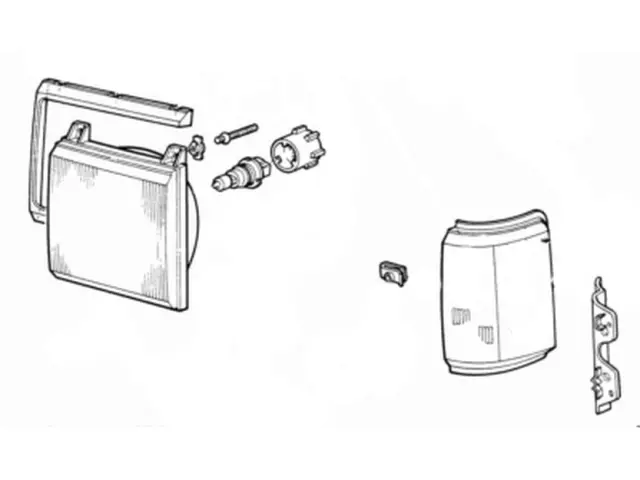 E9TZ13008D - Electrical: Headlamp Assembly for Ford: Bronco, F-150, F-250, F-350, F-Super Duty Image