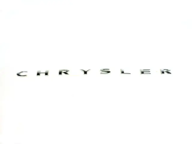 55364717AA - Exterior Ornamentation: Chrysler Nameplate for Mopar Image