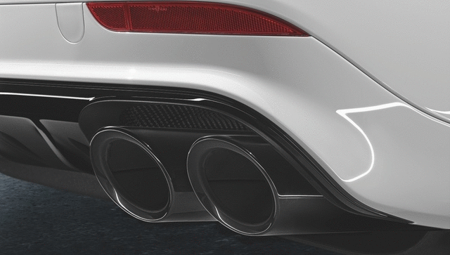 97004420026 - Exterior: 2016 Porsche Panamera - Sports Tailpipes - Black for Porsche: Panamera Image
