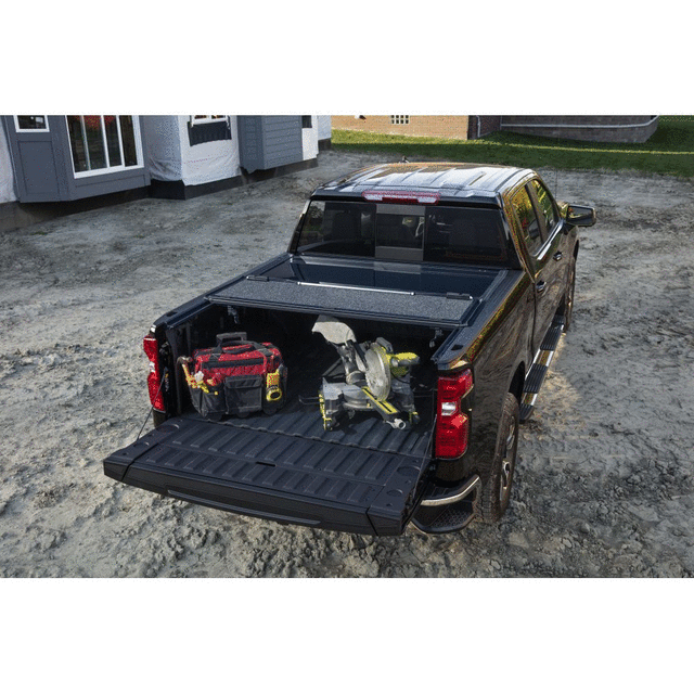 Short Bed Tri-Fold Hard Tonneau Cover With - GM (19431672)