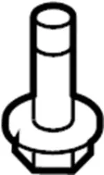 90990AQ000 - Body: Finish Molding Clip for INFINITI: EX35, EX37, FX35, FX37, FX50, Q60, QX50, QX70 Image