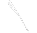 4638200244 - : Wiper Arm for Mercedes-Benz Image